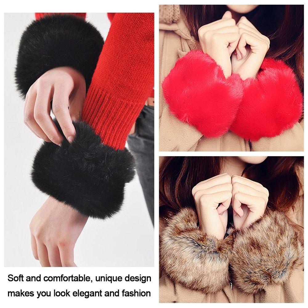<![Vận chuyển nhanh] Vòng cổ tay lông thú giả và áo khoác Simpleaid mùa đông - Giữ ấm hiệu quả