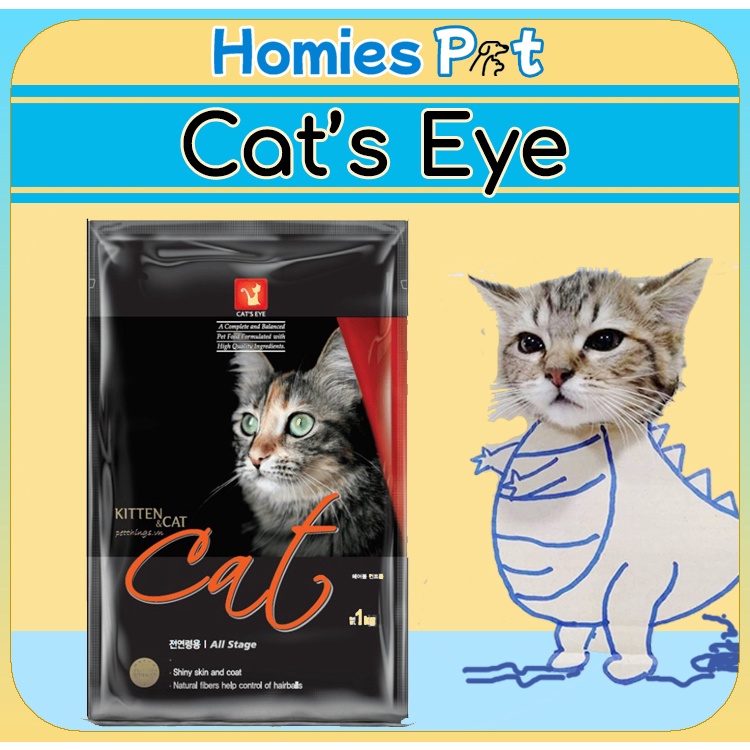 Hạt Cat's Eye 1kg, thức ăn cho mèo - Homies Pet | Shopee Việt Nam