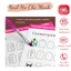 Bộ tập vẽ nail 12 tờ 144 mẫu có thể tái sử dụng - tập vẽ nail từ có bản tới nâng cao