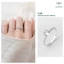 Nhẫn bạc nữ TLEE ổ đá bốn chấu viền đá bằng sang trọng TLEE JEWELRY A0202