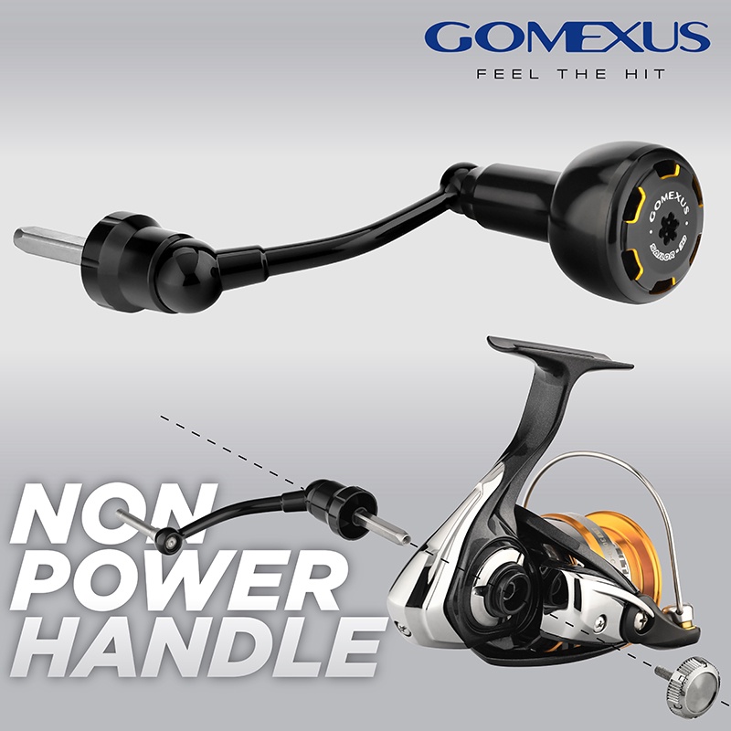 Ảnh Tay quay máy câu cá GOMEXUS không cần nguồn 57mm thích hợp cho Shimano Sienna FX Nasci Daiwa Revros LT RR 1