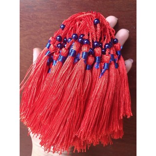 combo 20 dây tua rua trang trí loại có gắn hạt, dây trang trí handmade