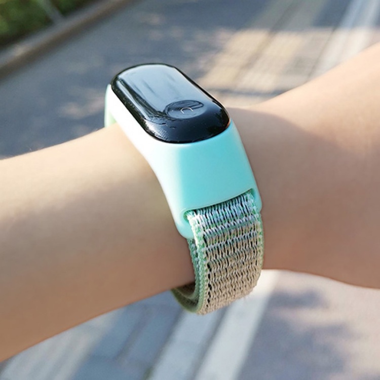 Dây đeo nylon thay thế cho Xiaomi Mi Band 10/9/8/7/6/5/4/3, dây thể thao, vòng đeo tay