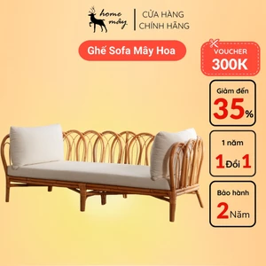 Ghế Sofa Mây Vòng Đơn - Trang Trí Phòng Khách, Khách Sạn, Quán Cafe, Homestay