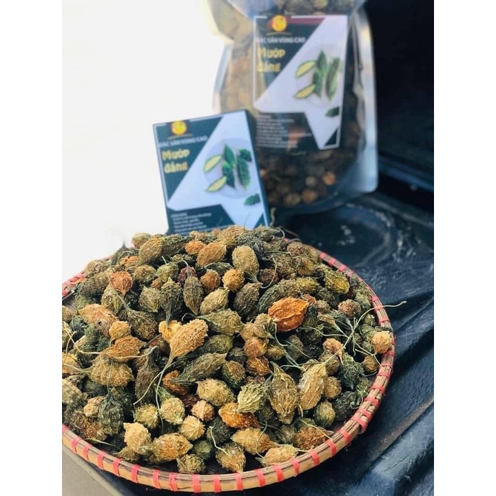 Mướp đắng khô(khổ qua rừng)nguyên quả, hỗ trợ người tiểu đường, bệnh gút, giảm mỡ máu [500-1000gr]