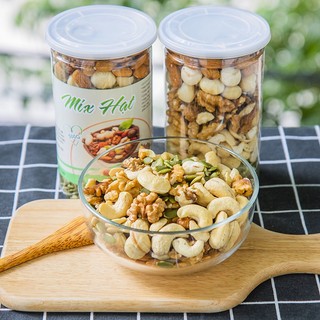 Combo 3 hộp Ngũ cốc Granola MIX HẠT  tặng 1 hộp bánh thuyền mix hạt