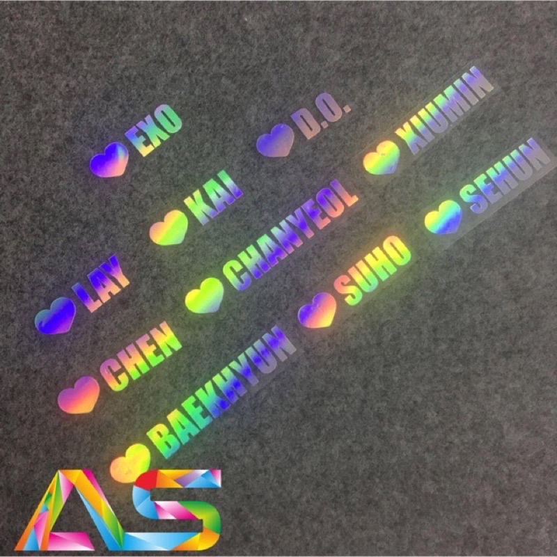 Sticker Hologram EXO (miếng dán lightstick EXO) | Shopee Việt Nam