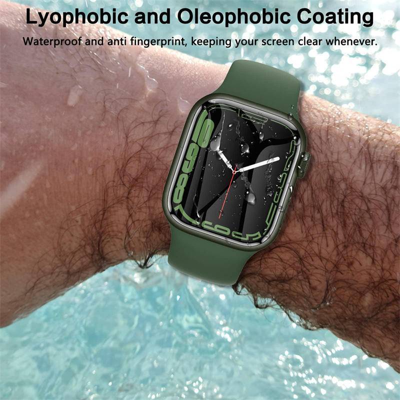 Kính Cường Lực 3d Bảo Vệ Màn Hình Đồng Hồ Thông Minh apple watch ultra 2 series 9 8 7 49mm 41mm 45mm 6 5 4 3 2 1 se 2022 44mm 42mm 40mm 38mm