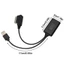 FANIELLAPOWELL AUX Cáp Âm Thanh Dây Nối Dài 2 in1 Đài Phát Thanh Chuyên Nghiệp Thiết Bị Bluetooth Cho Xe Audi Q5 A5 A7 R7 S5 Q7 A6L A8L A4L