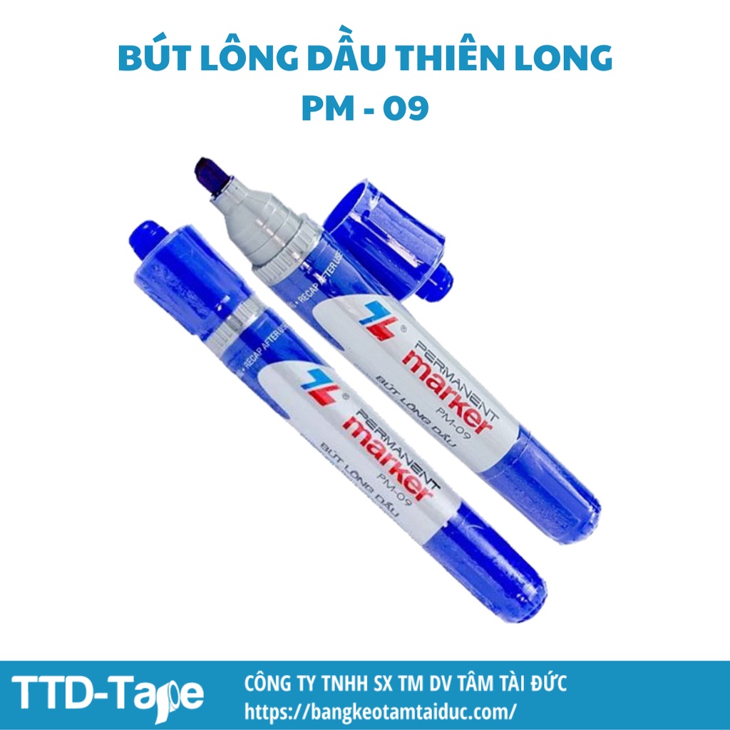 Bút lông dầu Thiên Long PM-09 Permanent Marker | Shopee Việt Nam