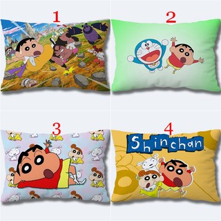 Vỏ Gối Crayon Shin-chan Hoạt Hình Dễ Thương Trẻ Em Fashiom Một Mặt In Polyeste Sofa Đệm Trang Trí Nhà Cửa (Không Có Lõi)