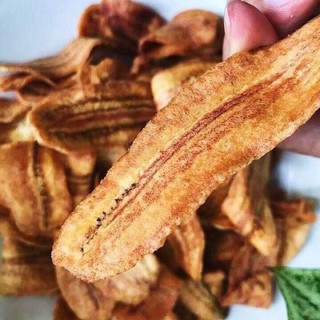 1kg CHUỐI SẤY GIÒN KO ĐƯỜNG - ĐẶC SẢN GIA LAI( 2 túi)