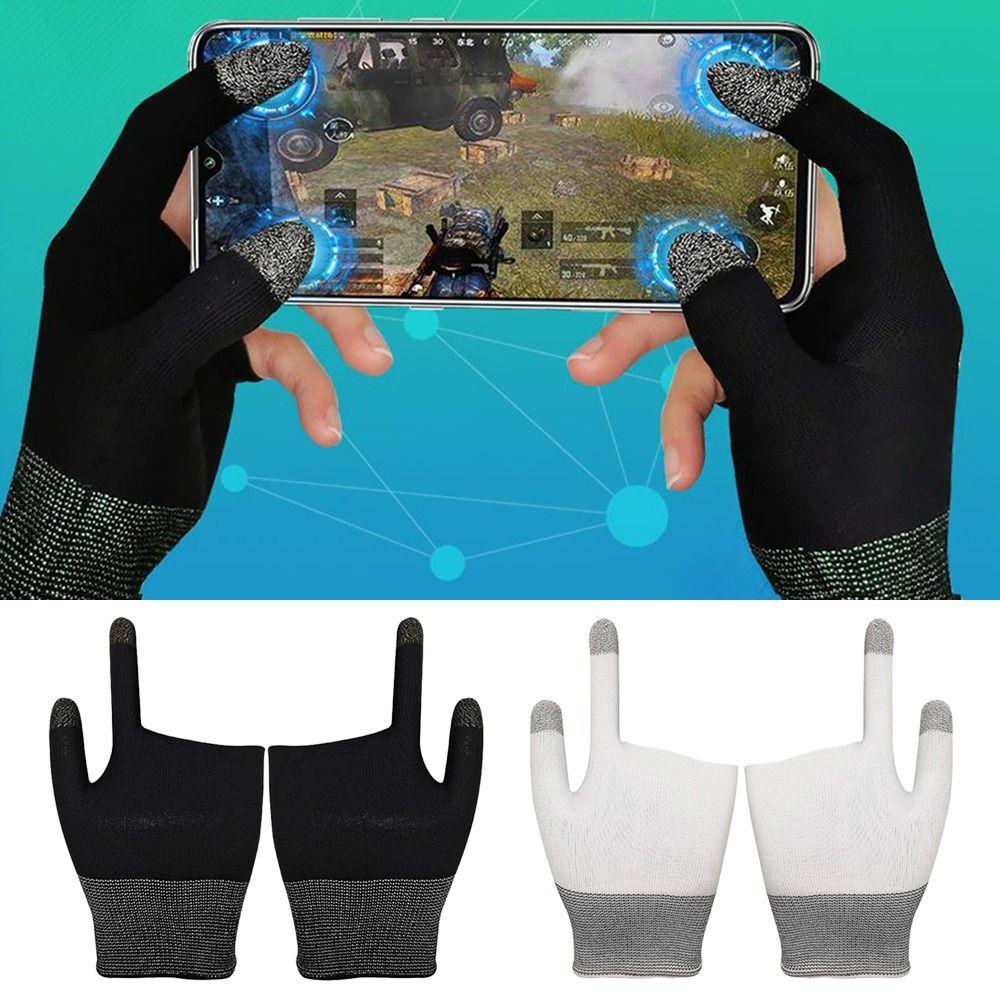 Găng tay chơi Game OUSXA Tay cầm ngón tay màn hình cảm ứng nhạy cảm để chơi Game PUBG Điện thoại chống mồ hôi Bộ điều khiển trò chơi