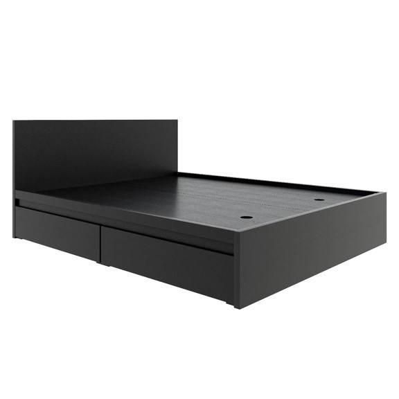 Ảnh MOLTENI, Giường ngủ có ngăn kéo, 1m2 BED_001, 210x35cm, Giường ngủ gỗ Scandi Home 2
