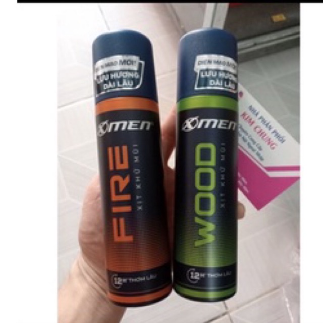 xịt khử mùi toàn thân xmen 140ml