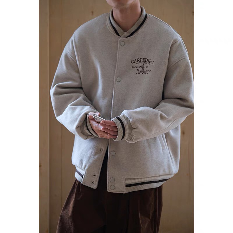 (BB105) Varsity xám basic | Shopee Việt Nam
