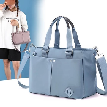 Túi đeo chéo 6 màu Túi đeo chéo bé gái Túi nylon chống thấm nước Túi sức chứa lớn Túi xách nữ Túi xách nhiều túi Phiên bản Hàn Quốc Ba lô bên tối giản Túi đi lại Túi thường ngày Túi xách mẹ Túi đeo ch