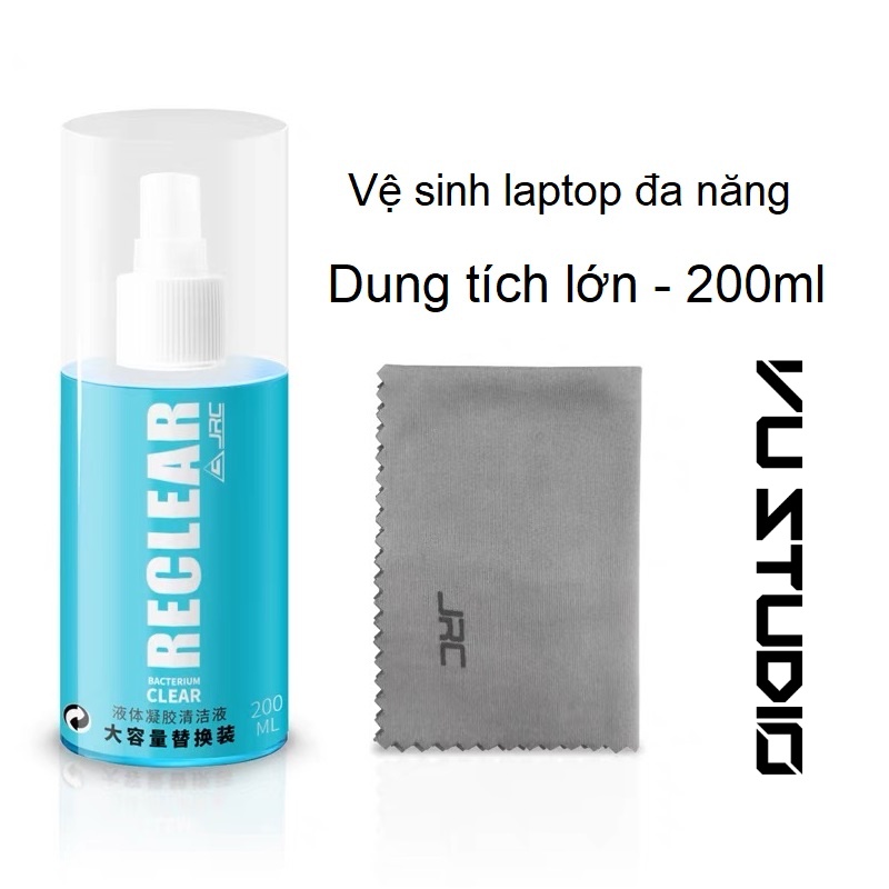 Bộ vệ sinh dung tích lớn cho màn hình, vỏ ngoài, bàn phím Macbook ...