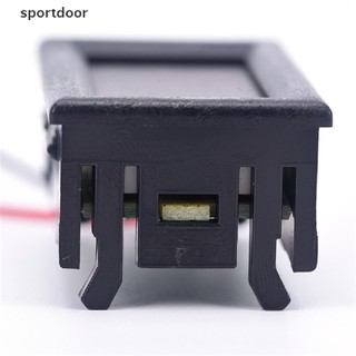 Vôn kế điện tử 4,5-30V Đỏ cho ô tô