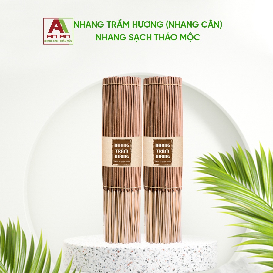 Ảnh Nhang Trầm Hương 1kg An An Loại Cao Cấp Dài 38cm tiết kiệm hơn, mùi thơm dịu nhẹ. 4