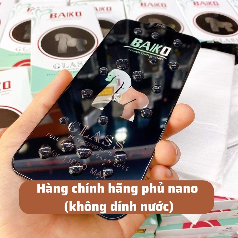 (Mua 2 giảm còn 17.900đ/Cái) Kính Cường Lực iPhone Trong Suốt Full Màn Viền Đen 17,16,15,14,13..