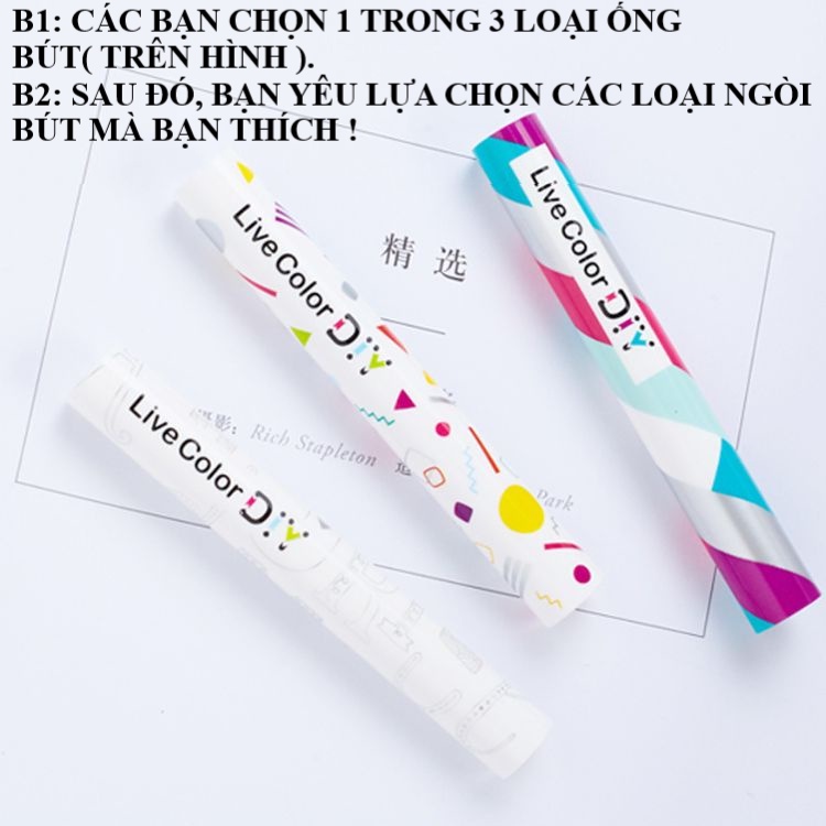 Bút đánh dấu highlight 2 đầu cute nhiều màu pastel huỳnh quang Hàn Quốc đánh dấu nhớ dòng trang trí sổ tay dễ thương