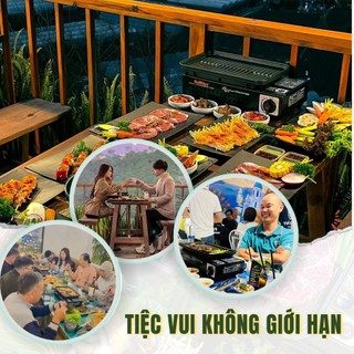 Bếp Nướng Tích Nhiệt NaMilux NH-84F | BBQ, Camping, Dã Ngoại│Cân Mọi Món Nướng: Beefsteak, Cá, Hải sản, Xiên que...