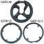 Xe Đạp Crank Cap Chainring Crank Set Phụ Kiện Xe Đạp Dây Xích Đen Bảo Vệ Bánh Xe