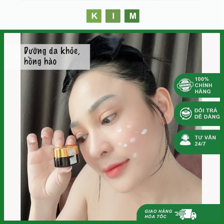 Kem mini 7g dưỡng da phục hồi da trắng hồng Hạnh Sinoo - Kem dưỡng da lành tính dưỡng ẩm trắng hồng