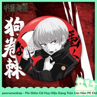 [Sẵn VN - Hỏa Tốc] Huy Hiệu Pin Ghim Dạng Tròn 58mm Cài Áo / Túi / Balo Màn PE Phong Cách Anime Manga Jujutsu Kaisen