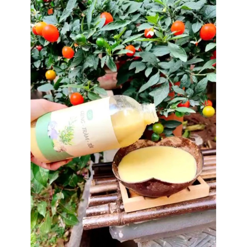 Nước Cốt Gừng Tươi Tràm Tỏi - Tắm Bé An Toàn