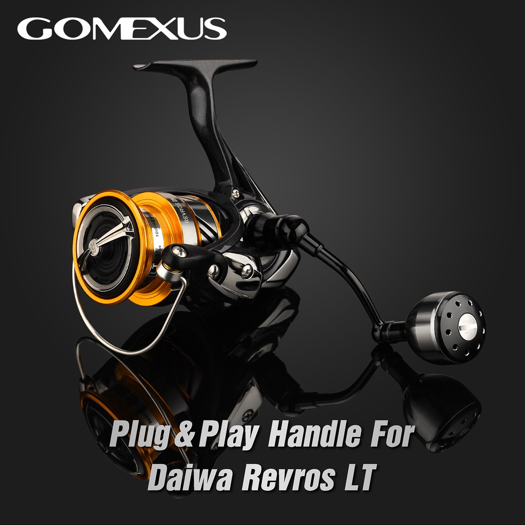Ảnh Tay quay máy câu cá GOMEXUS không cần nguồn 57mm thích hợp cho Shimano Sienna FX Nasci Daiwa Revros LT RR 2