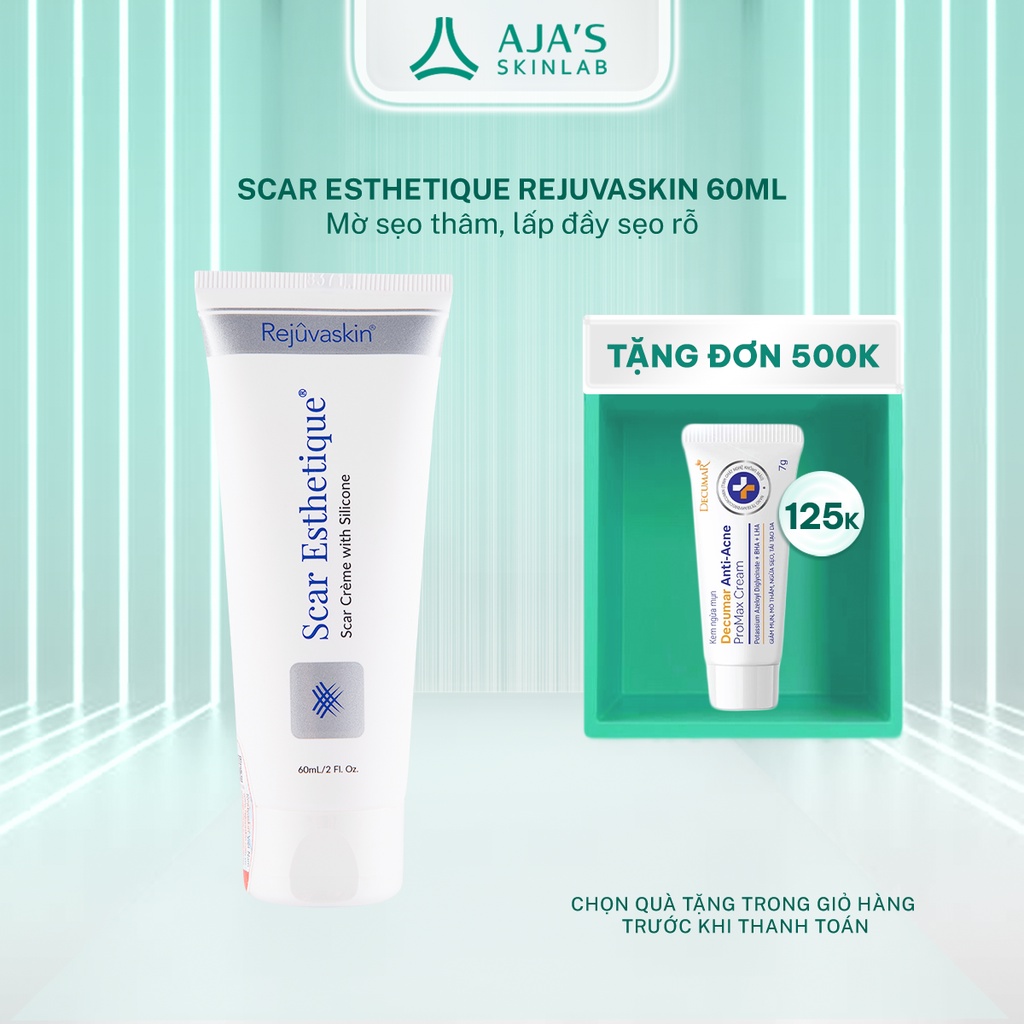 Kem làm mờ sẹo thâm, lấp đầy đầy và phục hồi da Scar Esthetique REJUVASKIN 60ml - AJAS SKINLAB