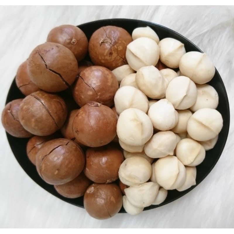 Macca Úc Hàng ngon nhân trắng cao cấp hộp 500gr tặng kèm khui