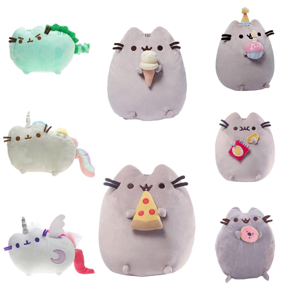 Pusheen The Cat Donut Cookie Đồ chơi mềm sang trọng dành cho trẻ em và quà tặng cho bé
