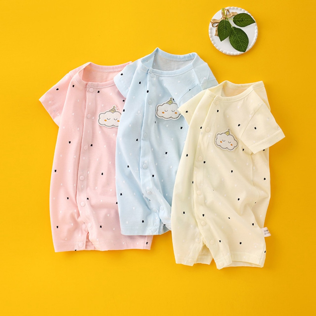 (MS73)Body đùi sơ sinh 100% cotton khuy giữa mềm mịn cho bé 5-12kg
