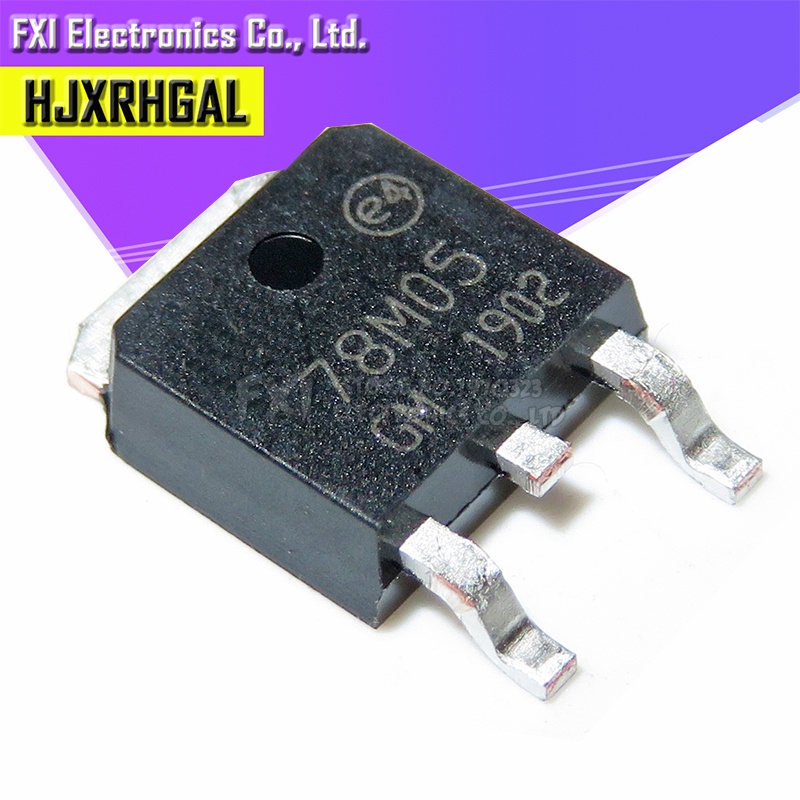 Reland Sun - Lot De 10 Régulateurs De Tension L78M05CDT TO252 - 5V, 6V, 8V, 9V, 12V, 15V - Pour Projets électroniques