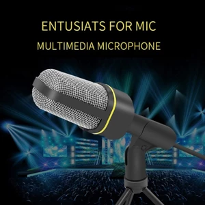 Mic điện dung Studio có dây 3,5 mm SF-920 có chân đế ba chân cho máy tính để bàn