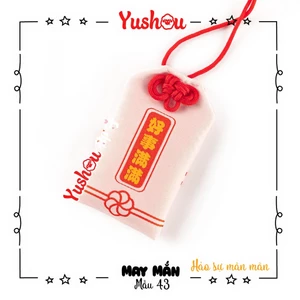 Túi Phước Yushou May Mắn Mẫu 43 - Hảo Sự Mãn Mãn - Kiểu Omamori Nhật, Có sẵn, Quà tặng ý nghĩa.