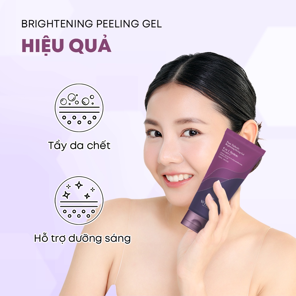 Ảnh Combo 2 Tẩy Tế Bào Chết Da Mặt Vitamin C 6in1 Hàn Quốc WHISIS Pure Esthetic Brightening Peeling Gel Sáng Đều Màu Da 2