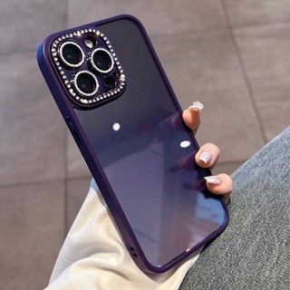 Ốp lưng MEIRUYI lưng trong chống ố bảo vệ camera lấp lánh gắn đá nhũ cho ip 13promax 14pro 14promax