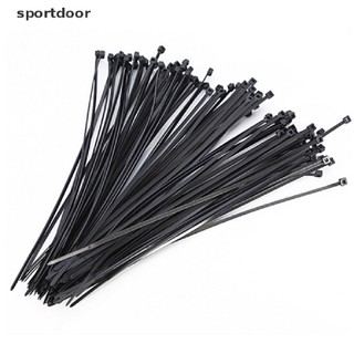 Bộ 100 Dây Rút Nhựa Nylon 10cm Đen