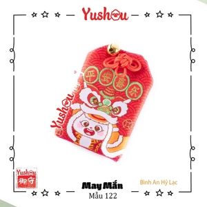 Túi Phước Yushou May Mắn Mẫu 122 - Bình An Hỷ Lạc - Kiểu Omamori Nhật, Có sẵn, Quà tặng ý nghĩa.