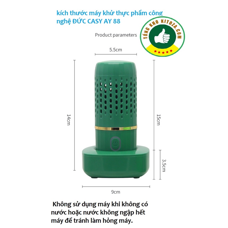 Máy rửa rau quả CASY,máy khử trùng, tiệt trùng hoa quả, thực phẩm tự động bằng công nghệ điện phân nước H01