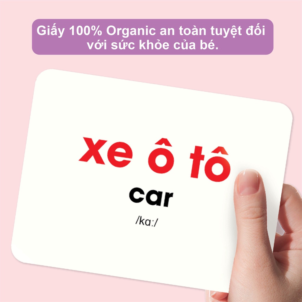 Ảnh Flashcard - Bộ 200 thẻ học thông minh song ngữ Glenn Doman Thế Giới Xung Quanh 4