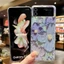 Ốp Điện Thoại PC Cứng Siêu Mỏng Chống Sốc In Họa Tiết Hoa Cho Samsung Galaxy Z Flip 4 Z Flip 3 Z Flip 4 Ultra Flip 4 Z Flip 3