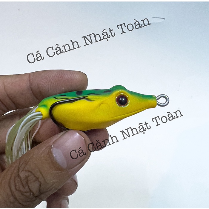 MỒI CÂU CÁ GIẢ NHÁI HƠI 3D CAO CẤP LURE CÁ LÓC GIÁ RẺ MUSTAD HOOK
