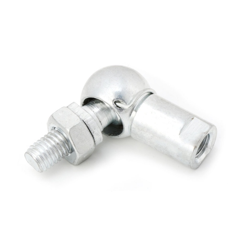 Jojo M5 M6 M8 M10 M12 Thép Carbon Đầu Khớp Thanh Cuối Vòng Bi Góc Phải