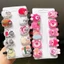 YT4 10 / chiếc SpongeBob SquarePants Lotso Dâu Gấu Dễ Thương Trẻ Em acrylic Kẹp Tóc Hoạt Hình Kẹp Tóc Cô Gái accessorie