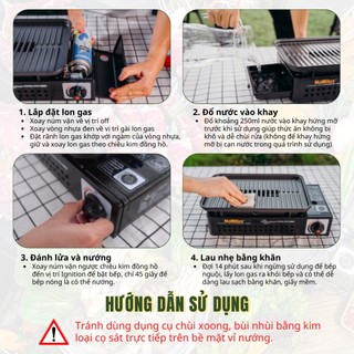 Bếp Nướng Tích Nhiệt NaMilux NH-84F | BBQ, Camping, Dã Ngoại│Cân Mọi Món Nướng: Beefsteak, Cá, Hải sản, Xiên que...